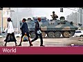 Zimbabwe under military control