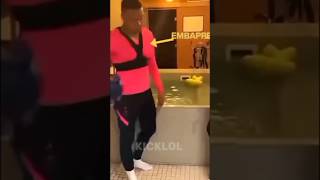 Funny Moments of mbappe  #shorts