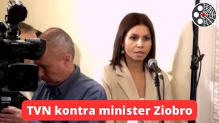 TVN kontra minister Ziobro - ostra dyskusja na konferencji