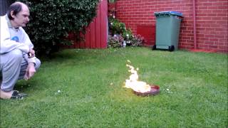 The Burning of 35mm Nitrate Film ( in 1080p HD )