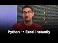 View NumPy & Pandas Data Instantly in Excel with xlwings!