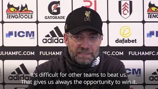 Klopp Says 'Nothing Is Decided' After Liverpool's Victory At Fulham Sends Them Top
