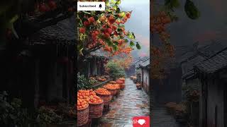 Immerse Yourself in Tranquility: Heavy Rain Sounds with Stunning Scenery 🌧️✨ #relax #rainsounds  #yt