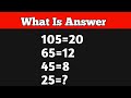 maths puzzles hard | brilliant math puzzles | Maths I Win