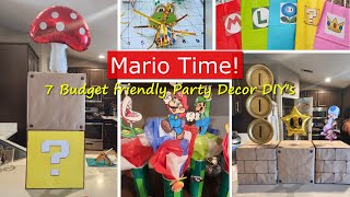 Ultimate Super Mario Birthday| DIY Decor ideas