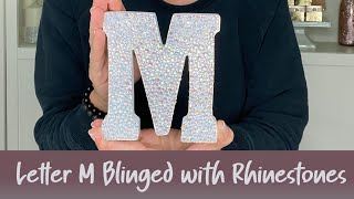 Bling an initial letter | Create a personal and sparkly décor piece