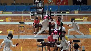 2014年IH フェンシング 男子 フルーレ 決勝 松山（東亜学園）vs 伊藤（大垣南）