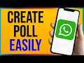 How to Create Poll in WhatsApp Group Android iPhone (2026)