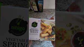 Bibigo Vegetable Spring Rolls Review Part 2 #foodshorts #costco #chinesefood