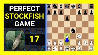 Perfect Stockfish 17 Chess Game, Russian Game, French Attack