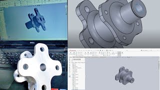 How to Design a Wheel-hub in Solidworks by VCET SOLECTHON |  WHEEL-HUB  |