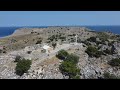 cross of pefkos rhodes greece dji mini 2 aerial footage