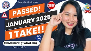 LTO Non-Professional Reviewer 2025 | Tagalog Road Signs Actual Exam