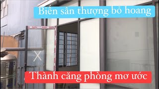 Cải tạo sân thượng bỏ hoang thành một căn nhà đầy đủ toilet, cầu thang