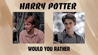 WOULD YOU RATHER | HARRY POTTER EDITION (PART 3)