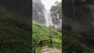 Beautiful waterfall in #thailand #travel