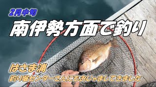 三重県釣り2月中旬　はさま浦釣り堀センターさんにもお邪魔してきました