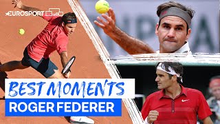 Top 10 Roger Federer | Roland Garros | Eurosport Tennis