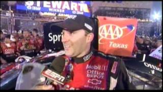 2011 AAA Texas 500 - Tony Stewart Wins (Interviews Included)