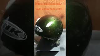 helm INK dicat warna bunglon hijau #shorts