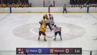 Walpole Boys Varsity Hockey vs. Weymouth