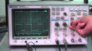 HEWLETT PACKARD 54602Ｂ 4-channel oscilloscope　動作確認