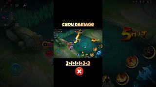 CHOU DAMAGE TUTORIAL | Skillnova-YT ✅