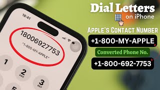How To Dial Letters on iPhone Keypad!