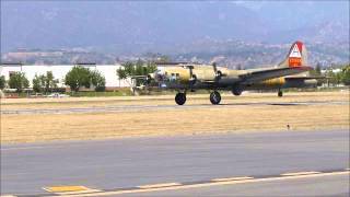 B-24 take off at bracket field lavern ca