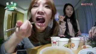 [Eng Sub] AOA's Jimin \u0026 Seolhyun Eating Show (Mukbang)