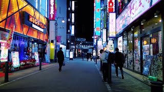 Shinbashi nightlife district - Tokyo Night Walk 4K (新橋のナイトライフエリア - 夜の東京散歩)