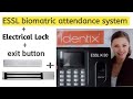 How to install ESSL K-30 biometric machine with EM LOCK | Biometric Attendance Machine