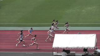 2016京都陸協第３回記録会　女子100m4組