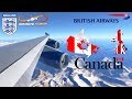 Infinite Flight - London to Vancouver | British Airways, Boeing 747 | Flight Simulator | TimeLapse