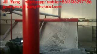 Thickner screen,inclined screen work