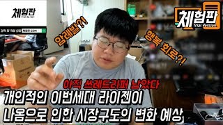 [체험판]개인적인 이번세대 라이젠이 나옴으로 인한 시장구도의 변화 예상