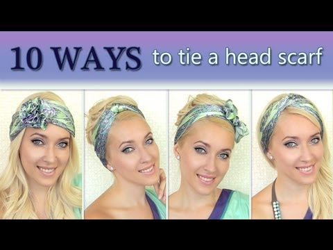 10 Different Ways To Wear 1 Scarf On Your Head How To Tie A Headscarf ...