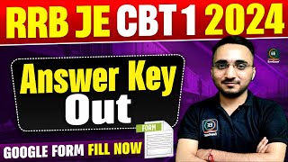 RRB JE CBT -01 2024  Answer key out|GOOGLE FORM | Avnish sir |EVEREXAM