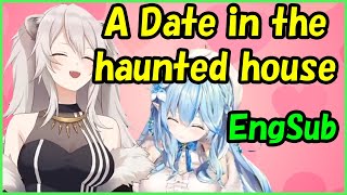 Yukihana Lamy/Shishiro Botan - A Date in the haunted house