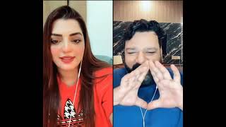 Saba Shah and Jeevan live new video mazaq// funny entertaining video gap shup