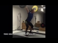 mike dewar 85kg snatch peaking and olympic weightlifting 13kg 218 231kg total increase