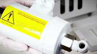 How to exchange filter for vertical type laser hair removal machine?