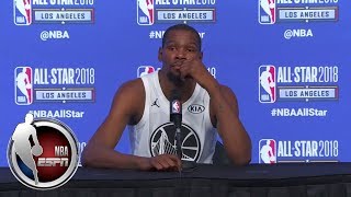 Kevin Durant on playing with Team LeBron in All-Star Game: The camaradarie was good | ESPN