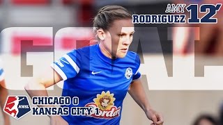 Chicago Red Stars vs. FC Kansas City: Amy Rodriguez First Goal - Sept. 13, 2015