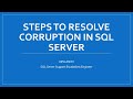How to Detect & Fix SQL Corruption Efficiently!