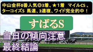 すばるステークス2025　最終結論　上位拮抗、伏兵にも注意。