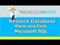 SQL - Restore DataBase Point and Click