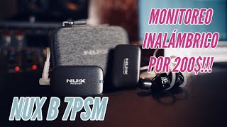 SISTEMA DE MONITOREO INALAMBRICO  POR 200$!!! MONITOREO PARA IGLESIAS NUX B7PSM!!!