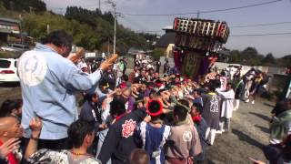 平成27年 小田原市久野 熊野神社祭礼「友和會」神輿渡御。