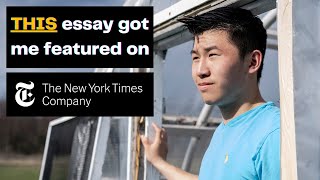 The Common App Essay That Got Me Into Yale + Featured on the NY Times | Jeffrey Yu